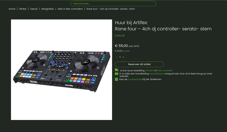 Overzicht van verhoogde klantaanvragen na optimalisatie van de webshop