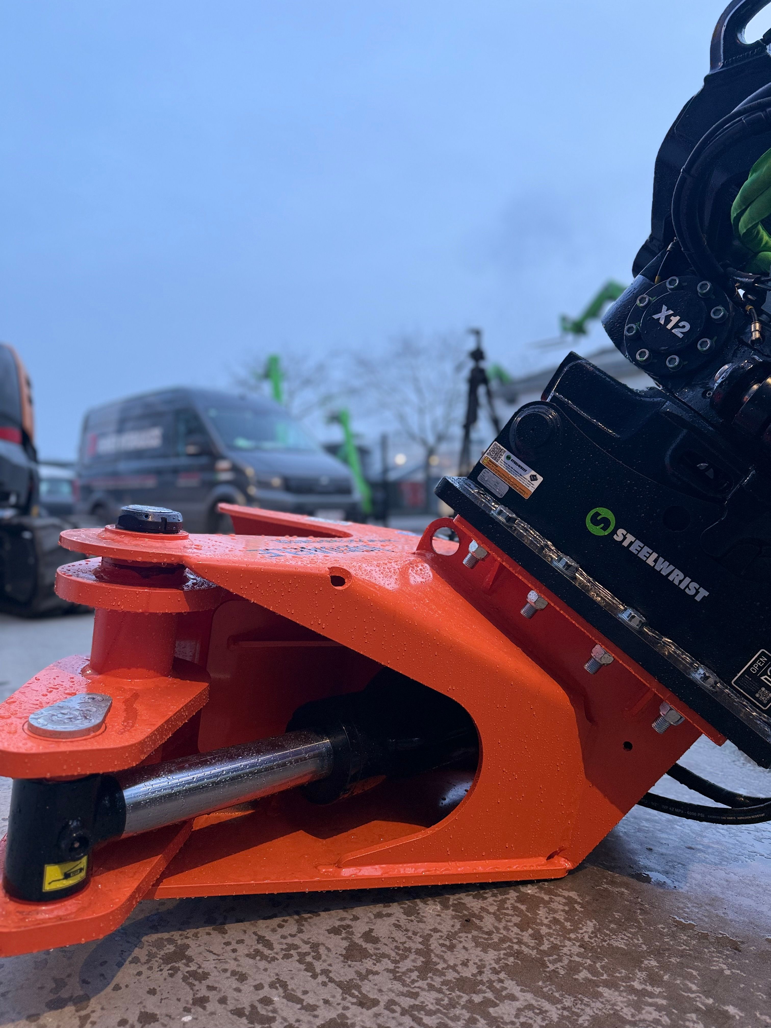 Renier Hydraulics aan het werk