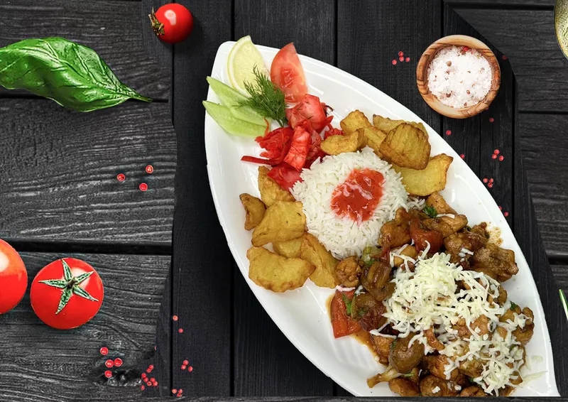 Курица с грибами