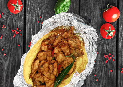 Курица на фольге