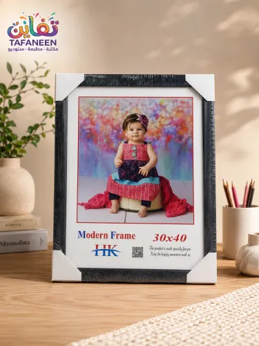 برواز خشب زجاج مقاس 30 × 40
