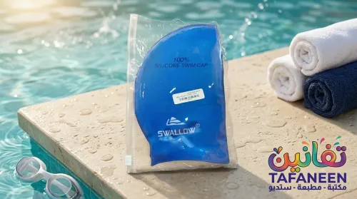 SWALLOW Plain Silicone Swim Cap