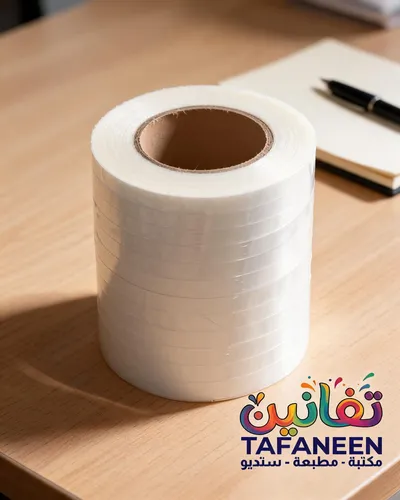 Double Face White Tape Roll 1 cm