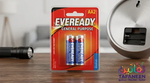 Battery Clock/Watch Blue Card – 2 EVERADAY AA20