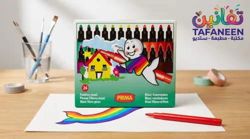 Prima Jumbo 24-Color Felt-Tip Markers Box