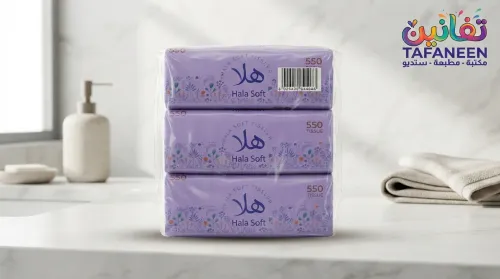 HALA Facial Tissues Pack - 550 Sheets