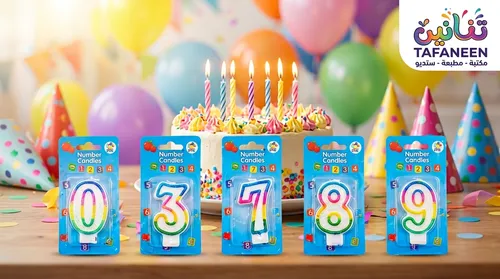 Wax Numbers Card