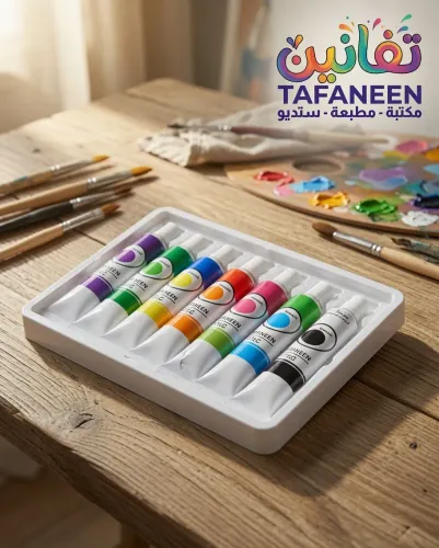 Tubes Oil Colors Box – 12 Colors P0112