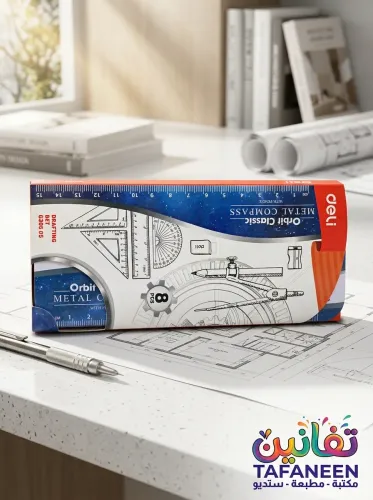 Metal Pieces Geometry Set – 8 05 Deli G305