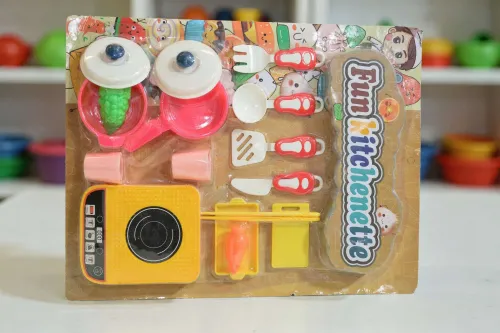 Large Set Kitchen Toy Card FUN KITCHENETTE Stove