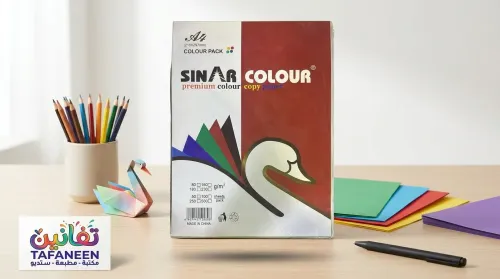 Sinar Colour AA 100-Sheet Colored Paper Ream