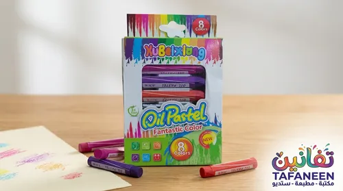 Kubeixiong TOP Wax Crayons Set - 8 Colors (Model KBX-08)