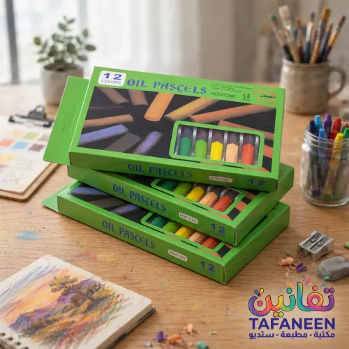 Maden 6-Color Oil Pastels (Model 0057-12)