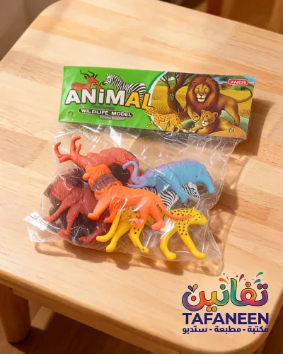 Animal Wildlife Model 6-Piece Heavy Figures Set - No. 1102 AF