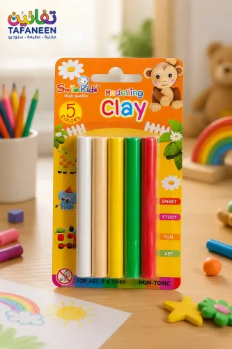 Finger Clay – 5 Smile Kids BL40-5C