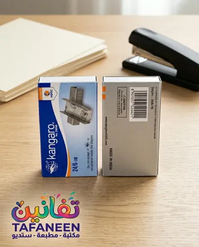 Silver Pin Staples Box – 1000 Kangaro 24/6
