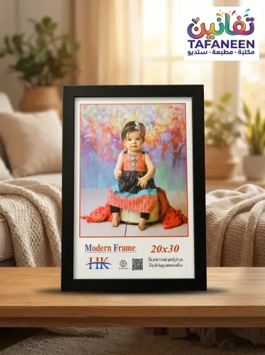 برواز خشب زجاج مقاس 20 × 30