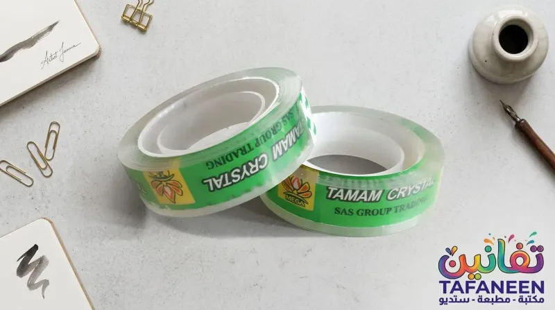 Small Transparent Narrow Soltip Tape Roll