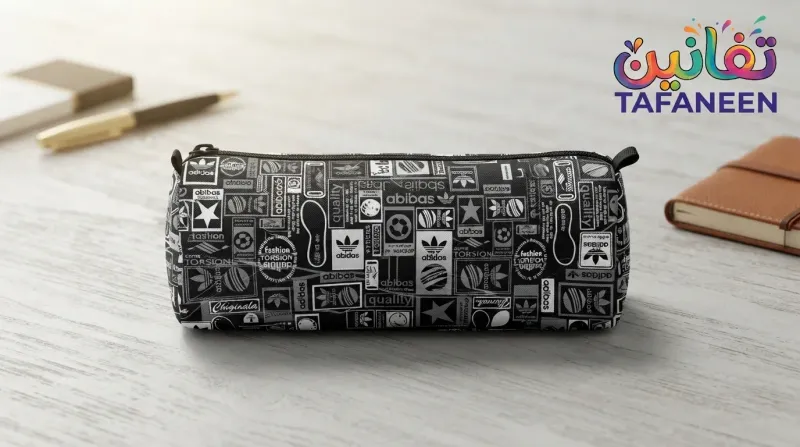 India Medium Retractable Large Fabric Pencil Case