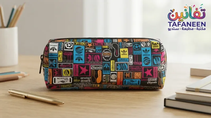 India Medium Retractable Large Fabric Pencil Case