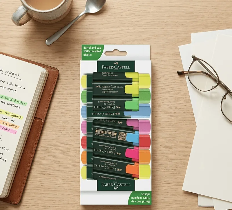 قلم هايلايتر  faber castell