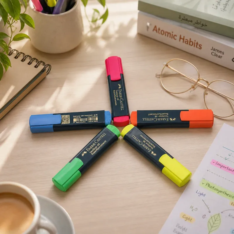 قلم هايلايتر  faber castell