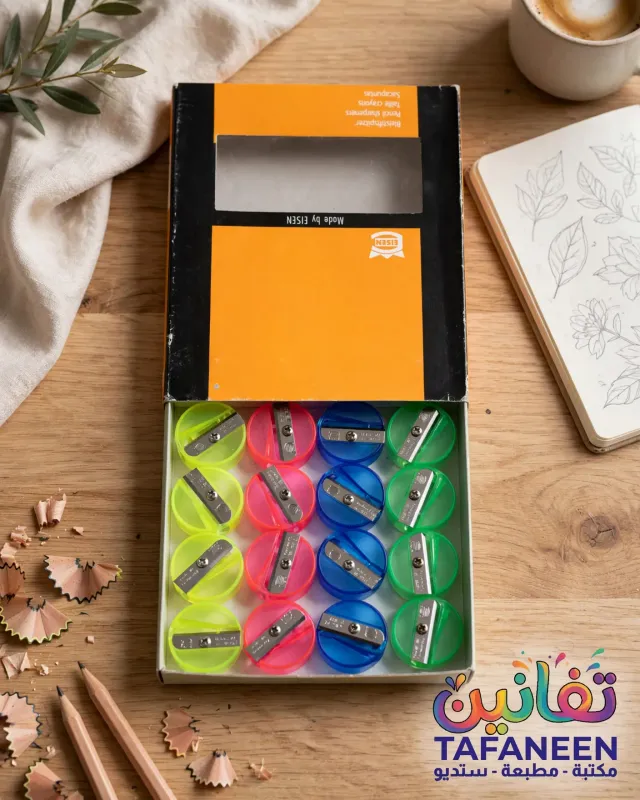 Plastic Round Transparent Sharpener EISEN