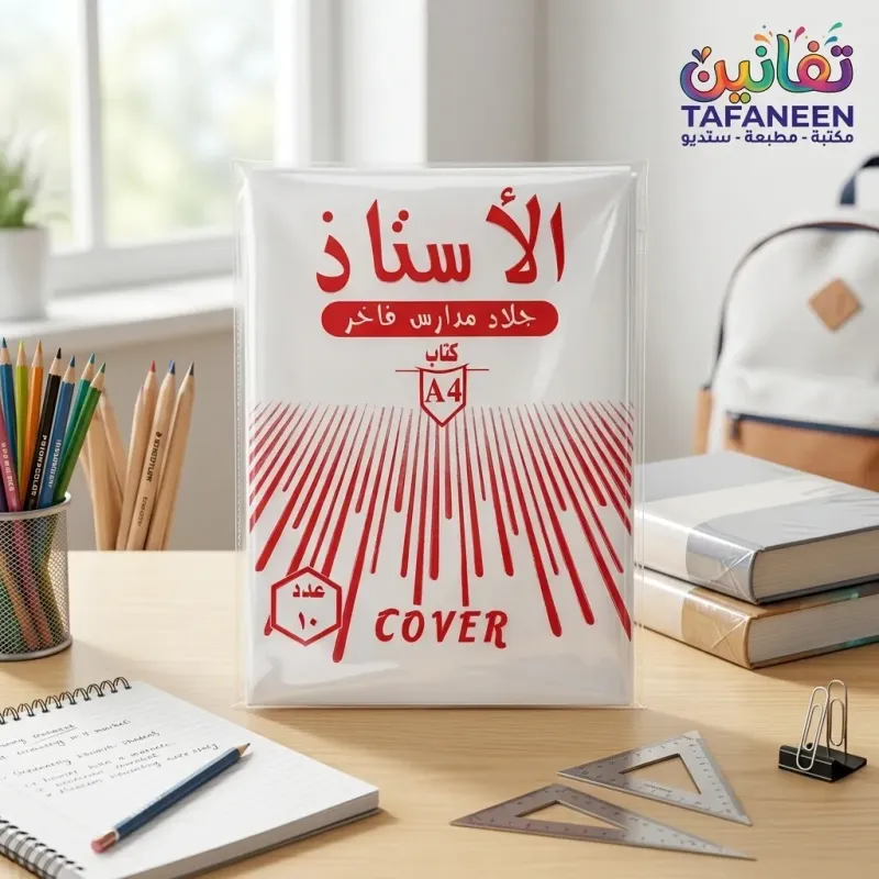 El-Ostad Clear Transparent Book Cover / Jacket