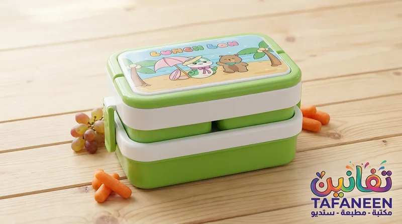 VELO 2-Tier Divided Lunch Box with 2 Containers, Spoon & Fork (BR-343)