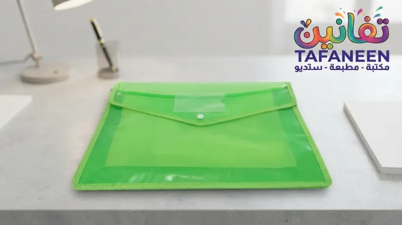 حافظه ورق A3 كبسولة قماش نيم كارد كعب عريض