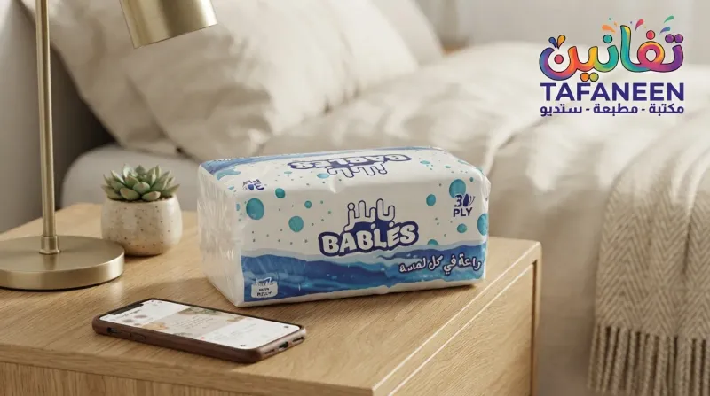 BABLES 3-Ply Facial Tissues Pack - 550 Sheets