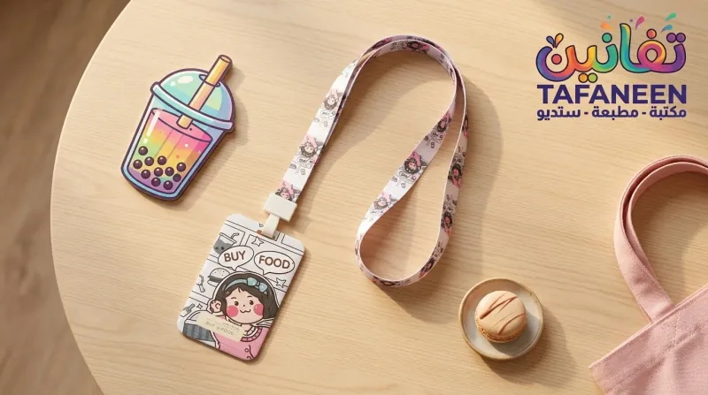 Shapes Tape Printed Holder/Protector ID Dark +