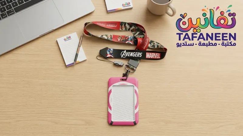 Shapes Tape Printed Holder/Protector ID Dark +