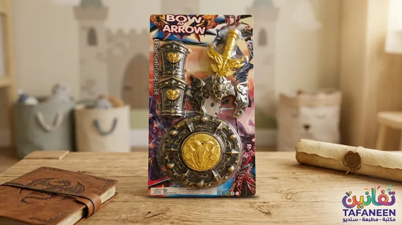 Large Toy Card Shield + Sword