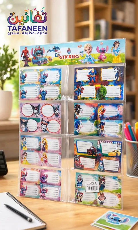 TOP 5-1 4-Sheet Per Page Ticket Card