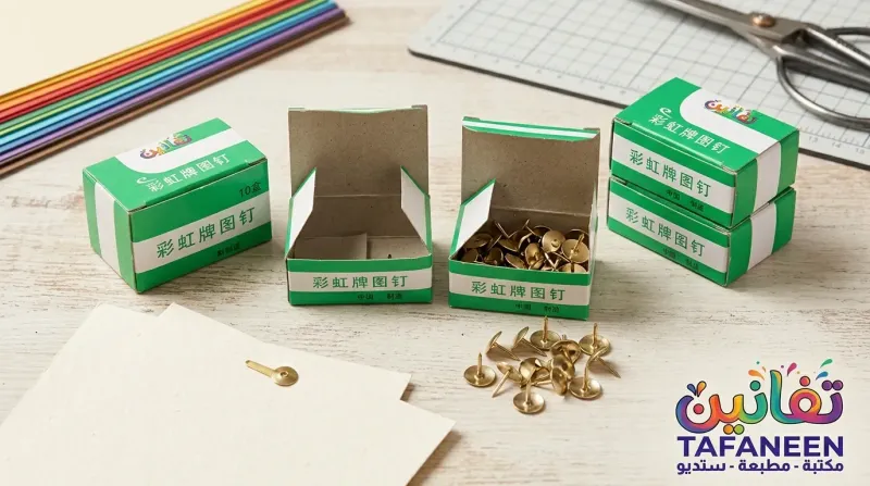 Pin Desk/Office Silver Box RAINBOW
