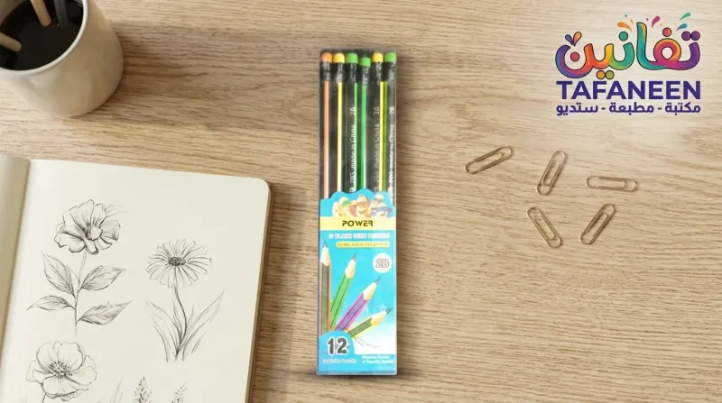 Neon Pencil Power