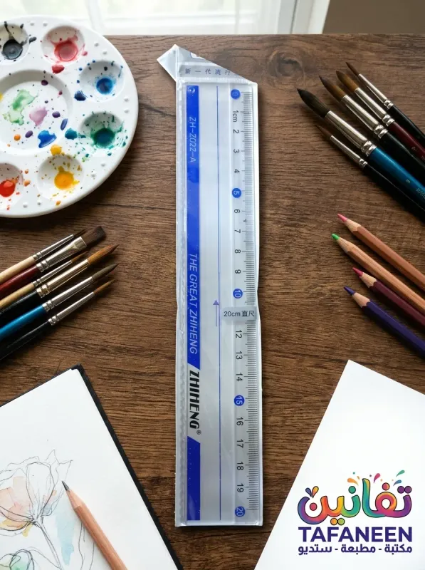 Transparent Plastic Ruler – 20cm ZH