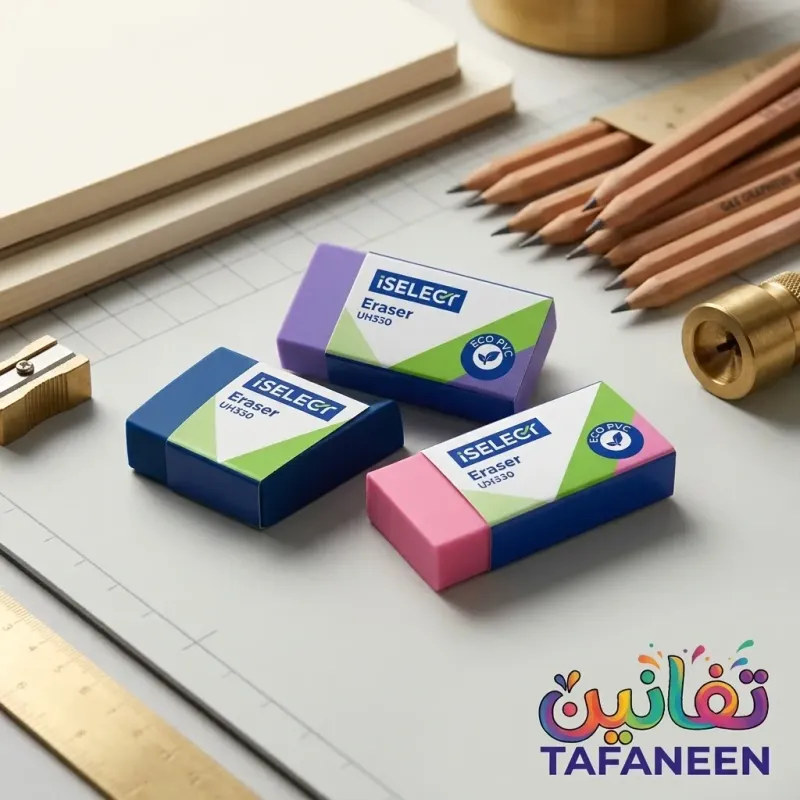 ISELECT Colored Erasers Jar (Model UH330)