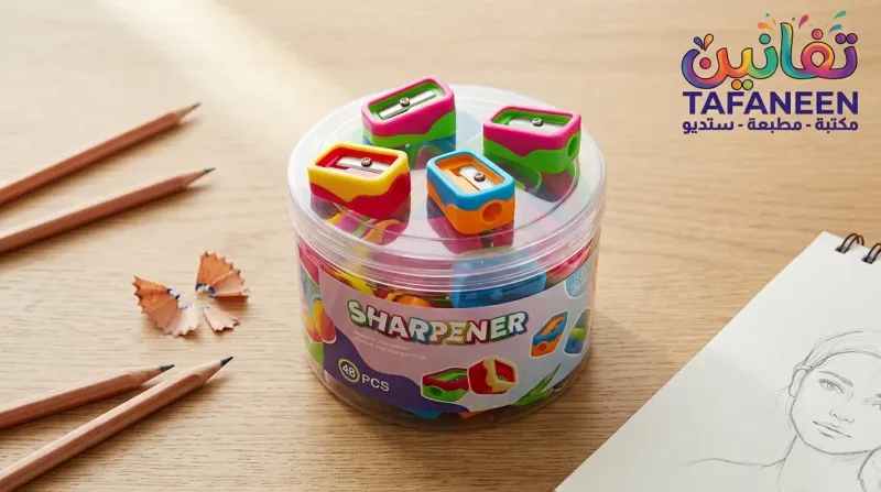 2-Color Pencil Sharpener Jar - Xiaodouxing 8090
