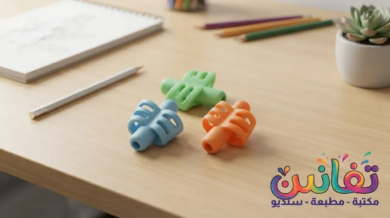 3-Piece Ergonomic Silicone Pencil Grip Set for Handwriting Training