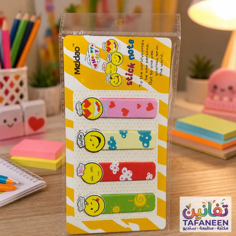 Meidao 6608 4-Shape Sticky Note Index Tabs Card