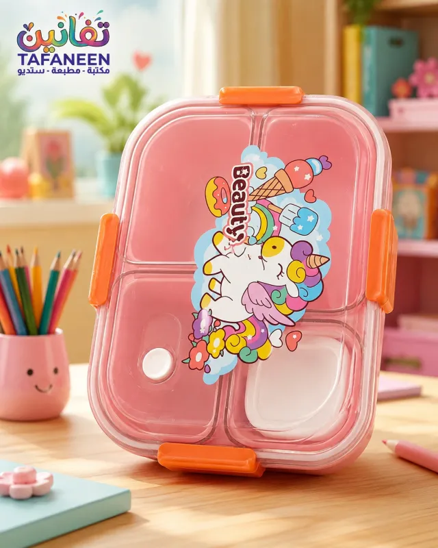 VELO Xingcheng 3-Compartment Lunch Box with Sauce Cup & Spoon (XC-615 / GB4806)