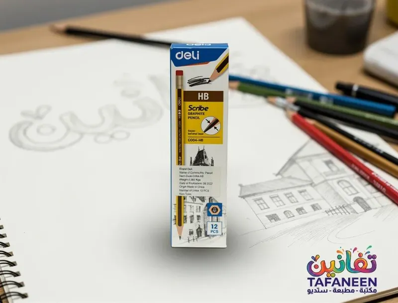 قلم رصاص HB2 Deli Scribe GRAPHITE  C004