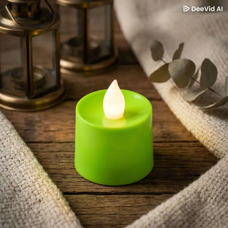 Abda Colored Candle Electronic & Montaser