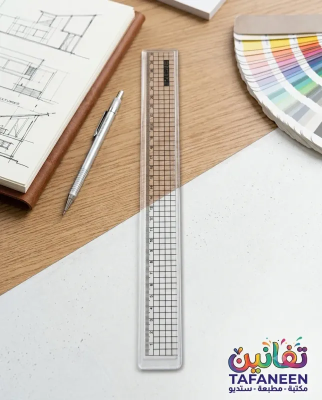 Prima Transparent Plastic Ruler – 30cm
