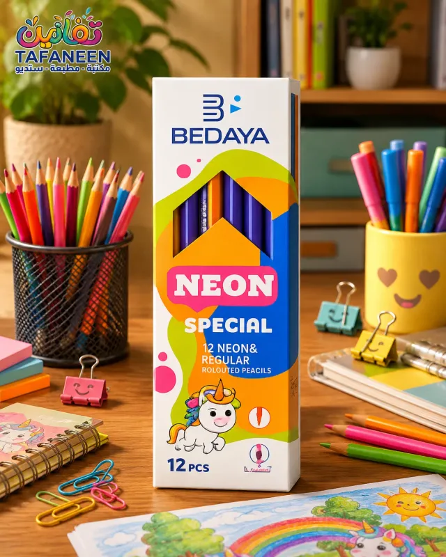 قلم رصاص HB بدايه neon