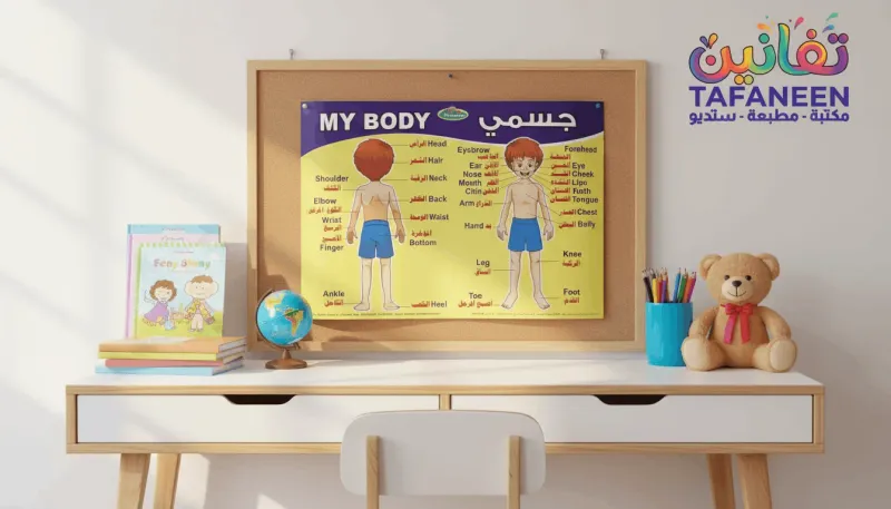 فرخ لوحه تعليميه 50 × 70 سم