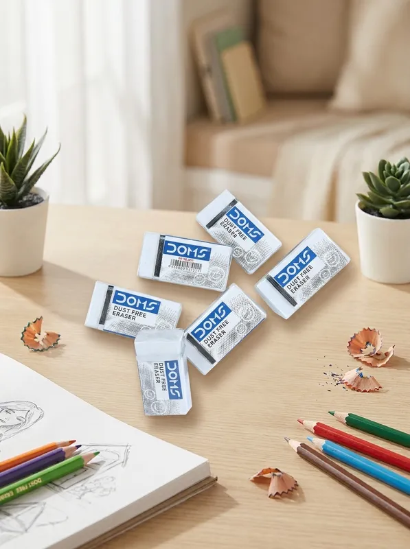White Small Eraser – 3421 DOMS