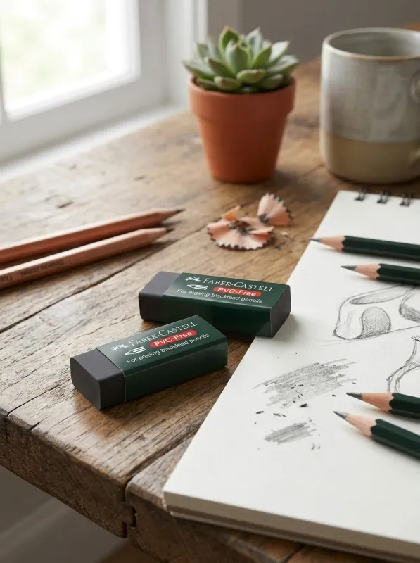 Faber Black Large Eraser CASTELL